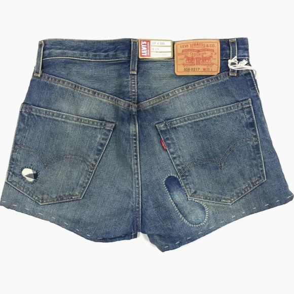 NWT Levis LVC 1967 505 Selvedge Big E Denim Shorts - Picture 6 of 6